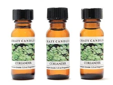 3 Coriander 1/2oz Premium Grade Scented Fragrance Oil Crazy Candles