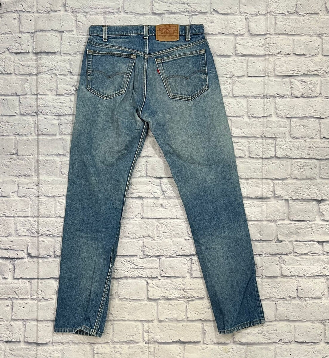Vtg 70s Levis 505 XX Jeans 505 0217 34x33 zipper Made USA