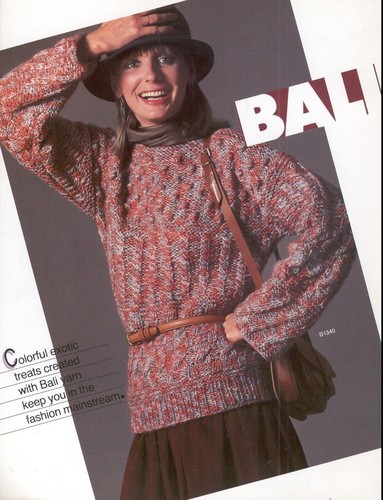 Pullover Strickmuster Heft Unger Band 276 1981 3 Designs - Bild 2 von 2