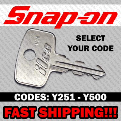 #ad #ad Snap on Tool Box Key Replacement Cut to your Code Y251 Y500 $9.95