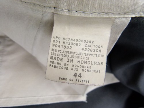 Dickies Mens 44x13 Gray Polyester Cotton Blend Work Shorts - Worn - Picture 4 of 8