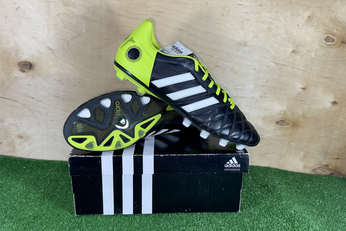 Adidas 11Pro FG Leathers F33102 Elite Black boots Cleats mens