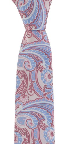 Michelsons of London Ornamental Paisley Tie & Pocket Square Set - Picture 10 of 28