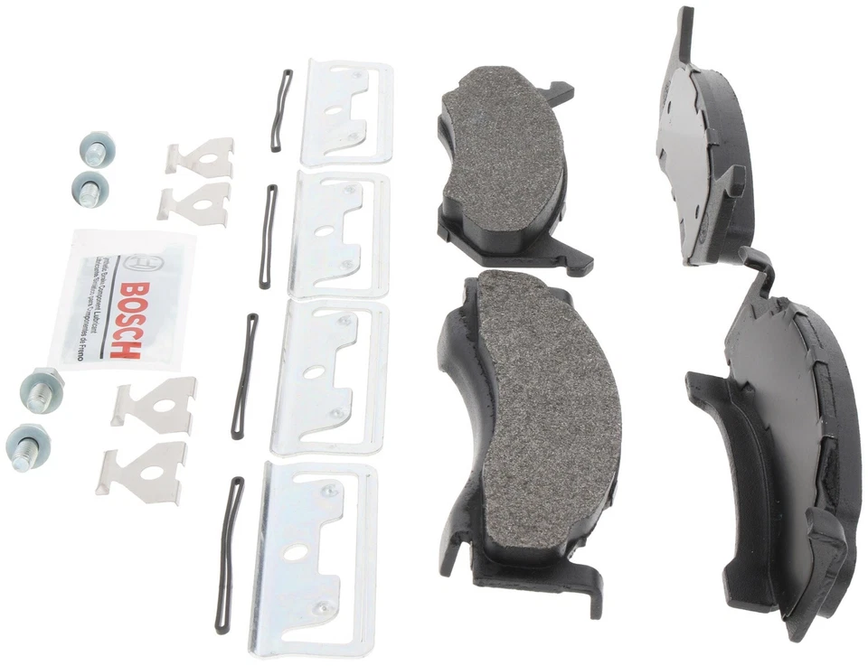 Pastillas de freno semimetálicas con herrajes delanteras 1985 para Dodge D350 Bosch 1984-1993 Foto 3 de 4