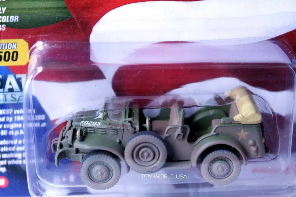 2018 Johnny Lightning Greatest Generation #2 WWII Dodge WC57 Command Car B/3 - Image 2 of 2