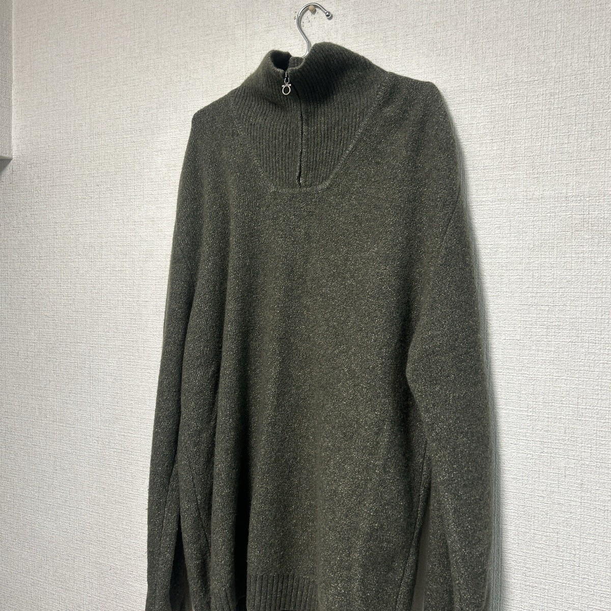 Salvatore Ferragamo Unisex Knit Sweater Wool cashmere Size Medium 