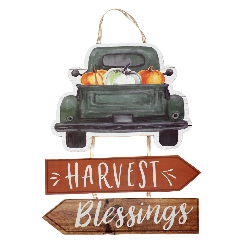 Autumn Fall Harvest Wall Art Hanging Signs Choose 1 from 2 Designs  10.25x12-in. | eBay