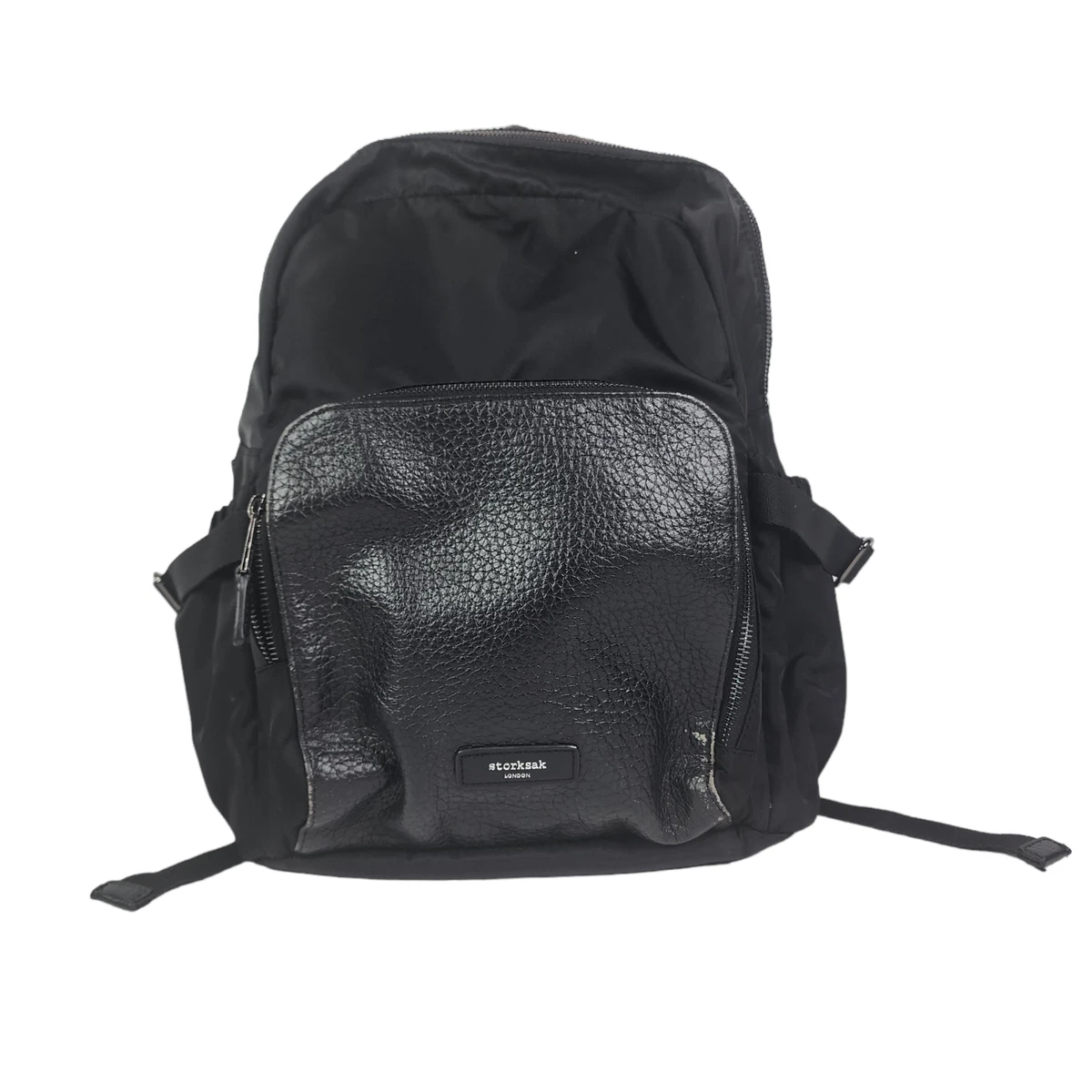 Storksak Luxe Hero Backpack Diaper Bag Water Resistant Black