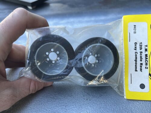 TM Racing RC 1:12 Rear Gray Compound Wheels 4018 PAIR BRAND NEW RC10 BoLink - Picture 9 of 10