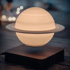 LUNA LED GRAVITAZIONALE LAMPADA 3D LED TOUCH FLUTTUANTE MAGNETICA DESIGN ARREDO
