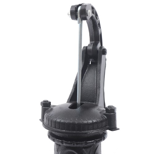 Cast Iron Water Well Hand Pump 26 feet Black Rustic Garden Farmhouse Antique - Picture 3 of 6