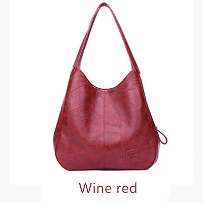 Sac à Main Vintage En Cuir Synthétique – Bandoulière Style Sac De Jour – 4 Coloris Dispo
