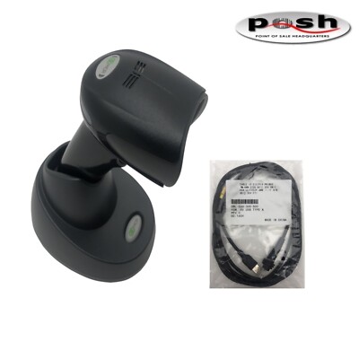 Complete NCR Xenon 1902 Wireless Barcode Scanner Kit, Dock & USB Cable included!