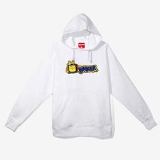 BAKER SKATEBOARDS Men's Pullover Hoodie TV - White - Large - NWT