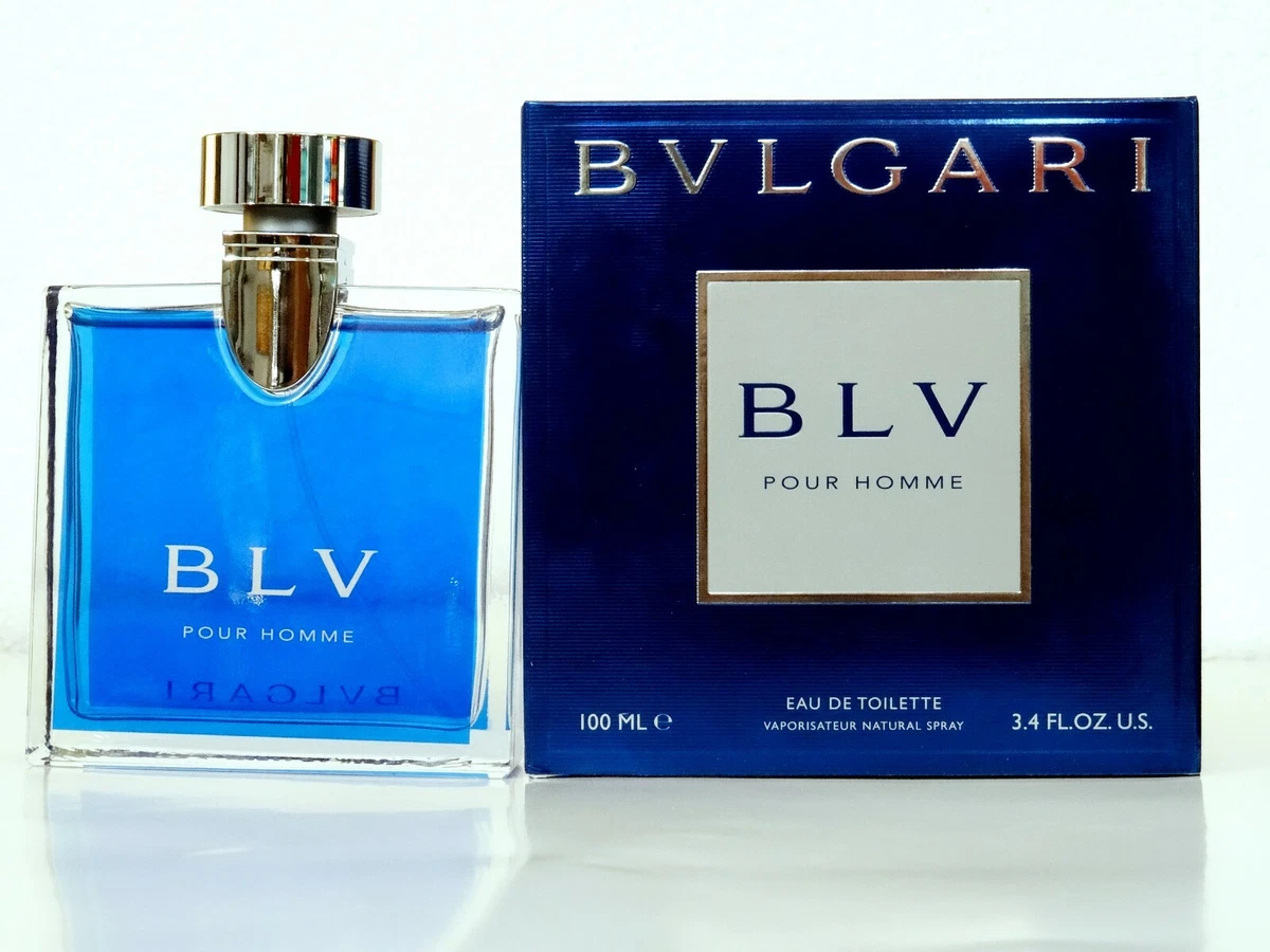 Bvlgari BLV pour Homme by Bvlgari 3.4 oz EDT Cologne for Men New In Box