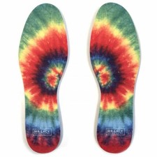 Mr. Lacy Relax Memory Foam Insoles, Tie Dye Premium Quality