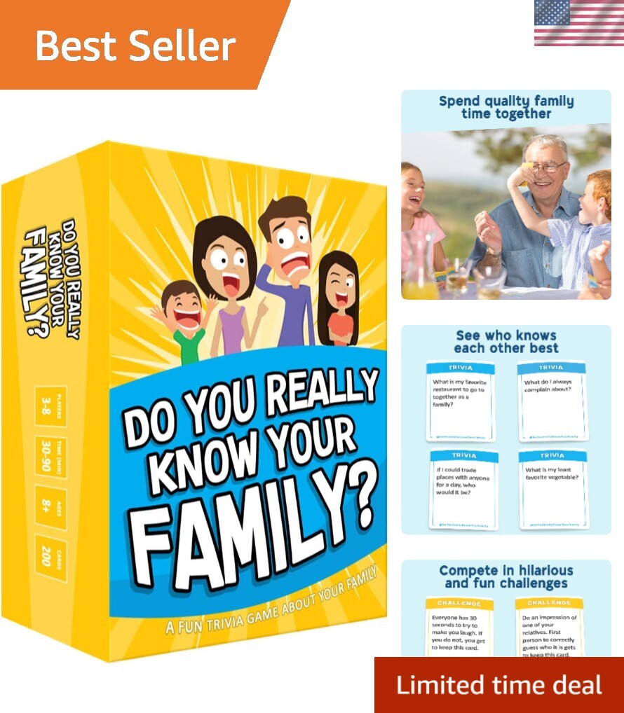 For Ages 8+ - Discover Fun Facts About Each Other