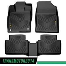 All Weather Floor Mats Liners TPE Fit For Honda Civic Sedan & Hatchback 16-21