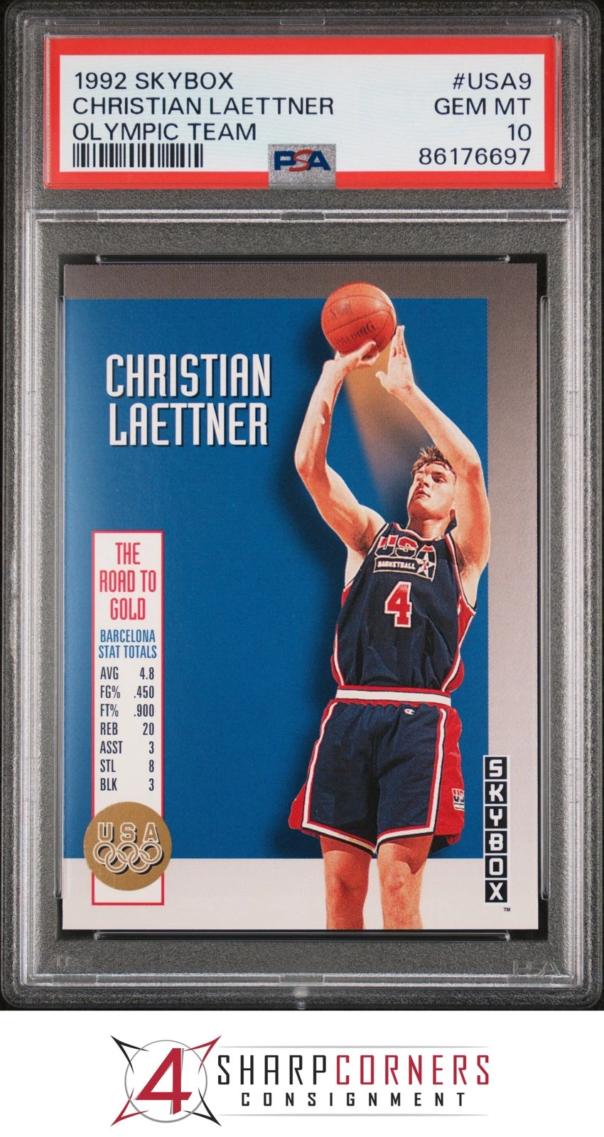 Christian Laettner trading card