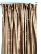 Pottery Barn Gold Dupioni Silk Lined Curtain/Drapery Panel 50 x 96