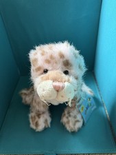 Webkinz Retired Strawberry Cloud Leopard HM466 Stuffed Animal with Unused Code