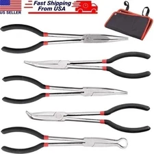 Precision 11inch Long Needle Nose Pliers Assortment Kit, Long Reach Pliers