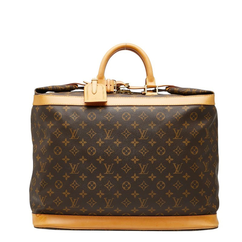Louis Vuitton Monogram Cruiser Bag 45 Boston bag M41138 brown PVC leather women