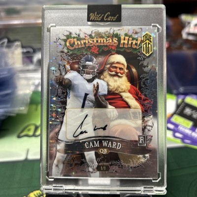 2025 WILD CARD RC ROOKIE TRUE 1/1 AUTO CAM WARD TENNESSEE TITANS HHTSSa2-CWA