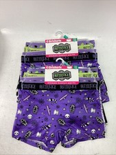 2x Beetlejuice 4-Pack Underwear Athletic Girls Boxer Brief Shorts Size 10