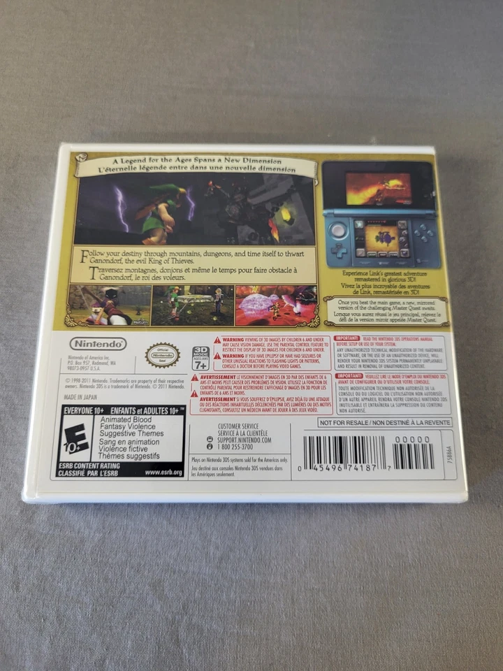 The Legend of Zelda: Ocarina of Time 3D, Nintendo 3DS, Brand New & Sealed! - Image 2 of 4
