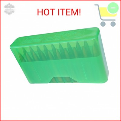 MTM Case-Gard MTM 20 Round Slip-Top Rifle Ammo Box, Clear Green