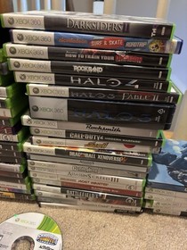 Lot Of 45 microsoft XBOX 360 VIDEO GAMES---COOL TITLES---SPECIAL 1 DAY AUCTION