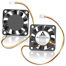 40mm Fan 3 Pin, 12V 40xMini Computer PC Case DC Brushless Cooling Fan 40x10mm