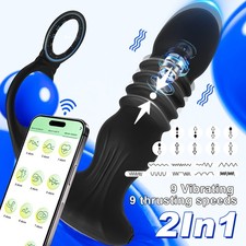 Sex Toys for Women Thrusting Anal Vibrator Prostate Massager Anal Butt Plug