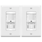 In-Wall PIR Motion Sensor Light Switch, Single Pole Occupancy Sensor Switch, Mo