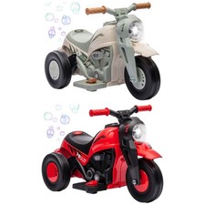 Qaba Ride on Motorcycle, 6V Ride on Bubble Car w/ Music