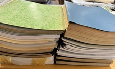 Earl Jay Perel Archive--Banker Box Full of Mostly Unpublished Manuscripts