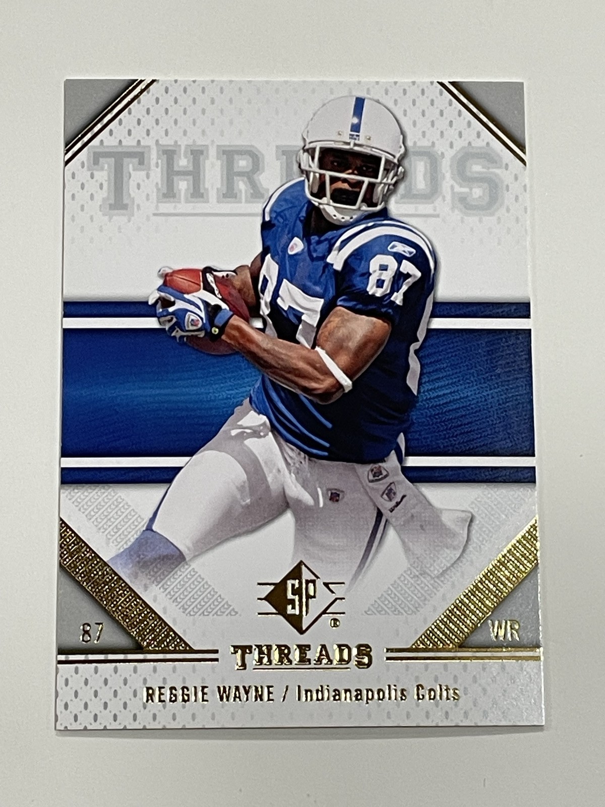 2009 SP Threads Football #81 - Reggie Wayne - Indianapolis Colts