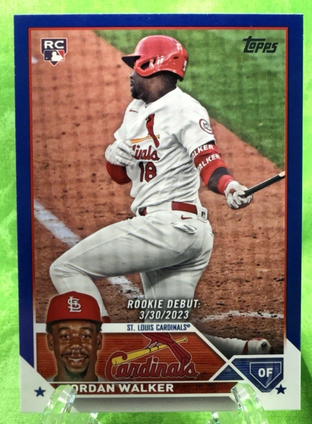 ⚾️ JORDAN WALKER 2023 Topps Update #US122 "Royal Blue" RC ROOKIE / Cardinals
