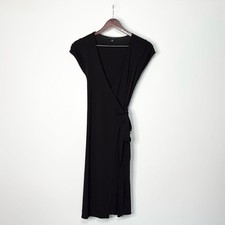 Banana Republic Black Wrap Dress Size XS