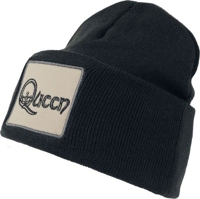 Queen Mütze Unisex Amplified Collection - Patch Beanie schwarz Standard