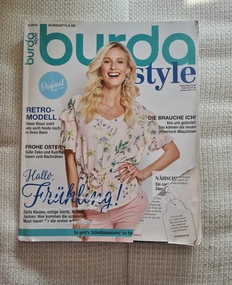 Zeitschrift: Burda Style 04/2018 - Hallo, Frühling! Magazin Nähen