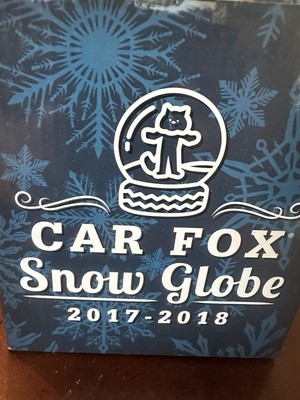 Snow Globe Car Fox 2017-2018 BRAND NEW IN THE BOX