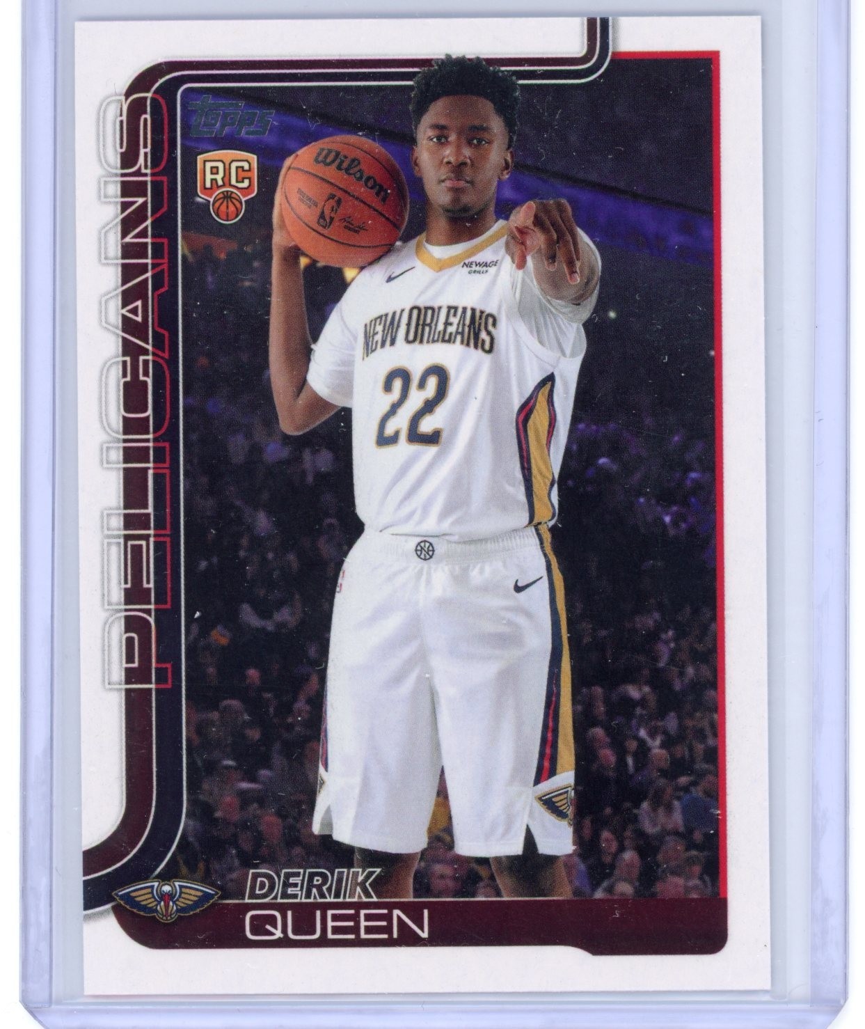 2025-26 Topps NBA #213 RC Base Derik Queen (*R1)