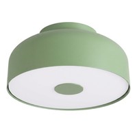 Deckenleuchte Blendarm Stahl Salbei E27 Stilvoll Flur Ø 30 Cm Deckenlampe BüRo