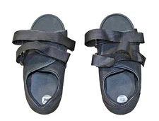 SHOE POST OP / SURGERY SHOE Black- Women Medium wide size 