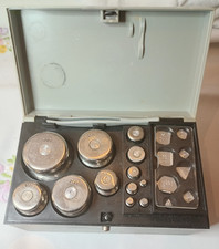 Vintage Set mit Gewichte für die Waage aus der USSR inkl Box und Pi10 mg - 500 g