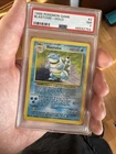 Pokémon TCG Base Set Blastoise Holo Card 2/102 Pokémon PSA 7
