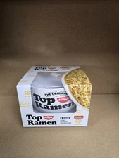 Top Ramen Bowl Set Bowl, Soup Spoon, & Chopsticks 3 Piece Gift Bundle Brand New