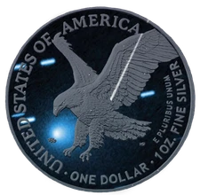 2025 U.S. Eagle Comet 31 - Atlas Edition 1 oz Silver Coin